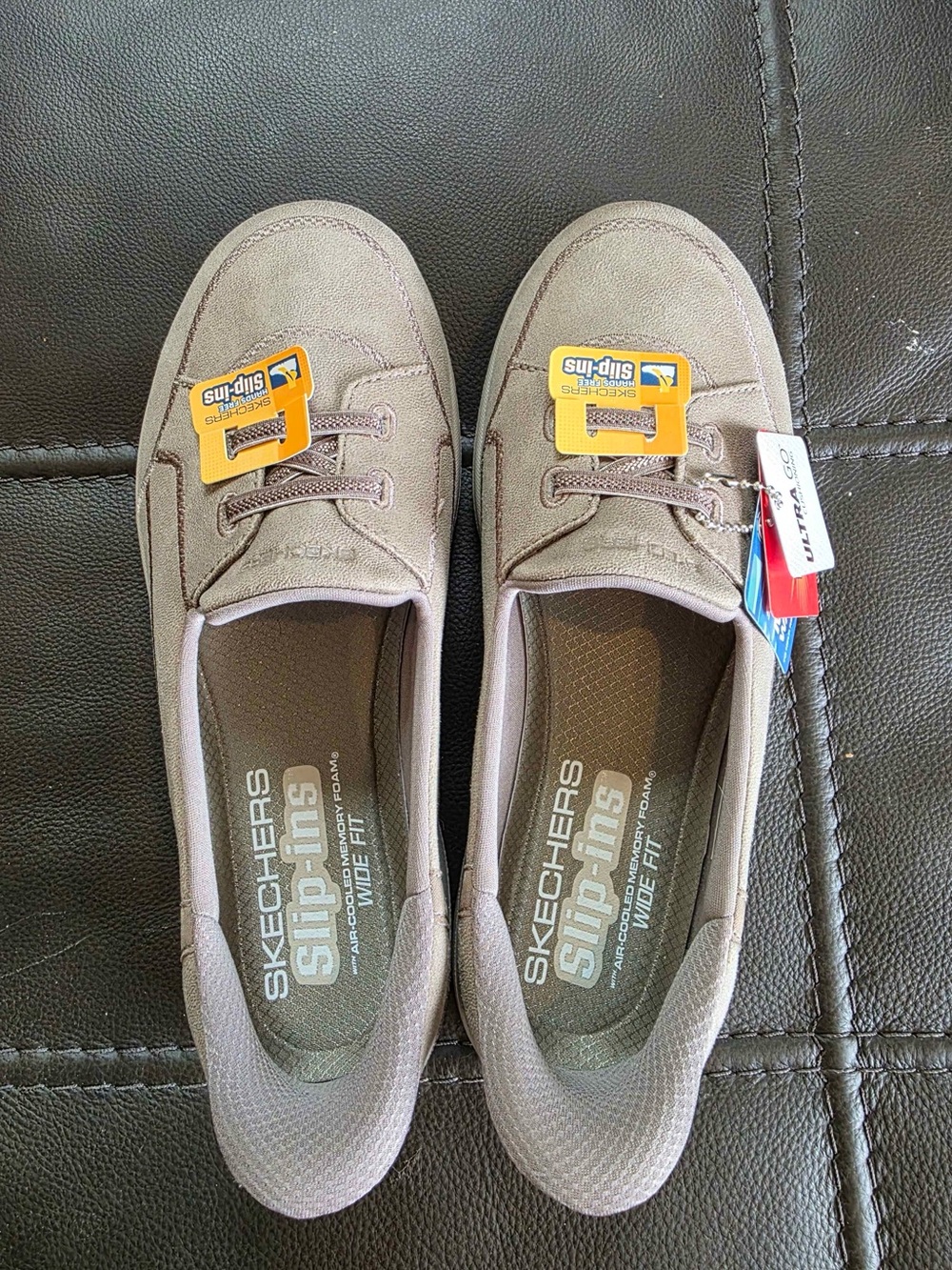 Skechers Women’s Taupe Slip-On Loafers